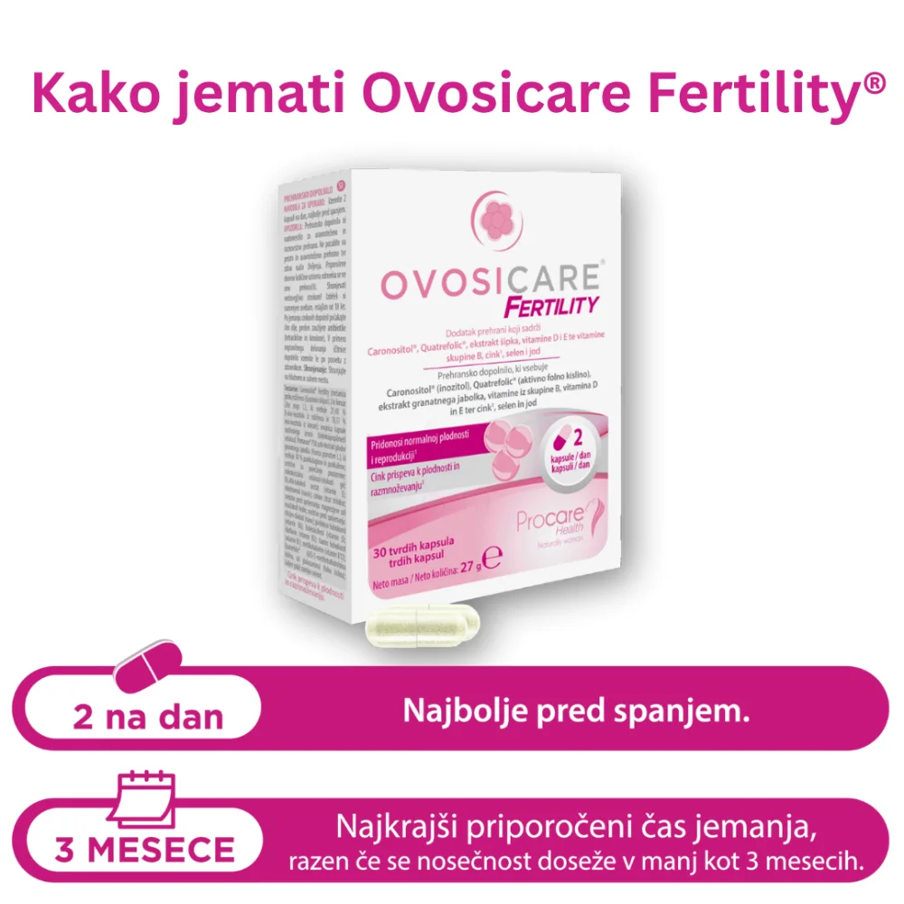 Ovosicare Fertility, trde kapsule (30 kapsul)